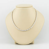 Springer's Forever Necklace Springer's Forever 14K White Gold Diamond Tennis Necklace, 16.5" - 6.78ctw