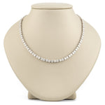 Springer's Forever Necklace Springer's Forever 14K White Gold Diamond Tennis Necklace, 16.5" - 6.78ctw