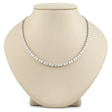 Springer's Forever Necklace Springer's Forever 14K White Gold Diamond Tennis Necklace, 16.5" - 6.78ctw