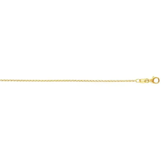 Springer's Forever Chain Springer's Forever 14K Yellow Gold 1.3mm Cable Chain - 20"