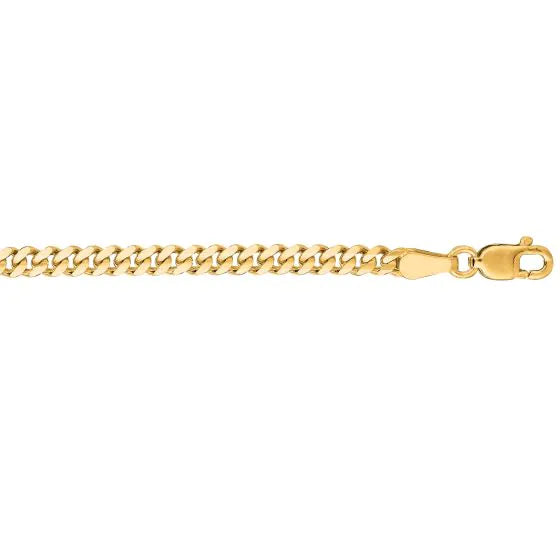 Springer's Forever Chain Springer's Forever 14K Yellow Gold 2.8mm Gourmette Chain - 18"