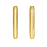 Springer's Forever Earrings Springer's Forever 14K Yellow Gold 22x3mm Hinged Tube Hoop Earrings