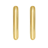 Springer's Forever Earrings Springer's Forever 14K Yellow Gold 22x3mm Hinged Tube Hoop Earrings