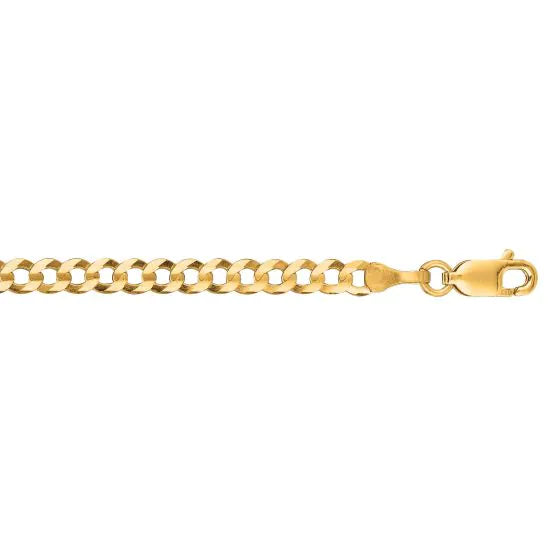 Springer's Forever Chain Springer's Forever 14K Yellow Gold 3.2mm Comfort Curb Chain - 24"