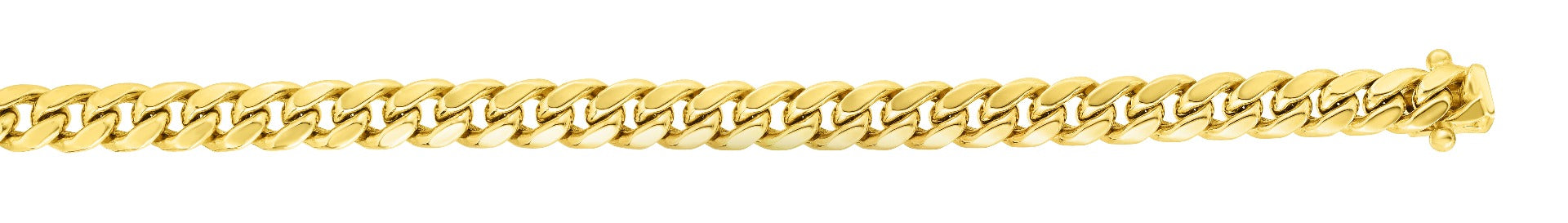 Springer's Forever Bracelet Springer's Forever 14K Yellow Gold 3.2mm Miami Cuban Bracelet, 7"