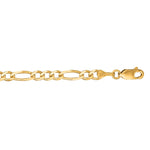 Springer's Forever Bracelet Springer's Forever 14K Yellow Gold 3.8mm Figaro Bracelet, 8"