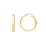 Springer's Forever Earrings Springer's Forever 14K Yellow Gold 35mm Hoop Earrings