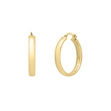 Springer's Forever Earrings Springer's Forever 14K Yellow Gold 35mm Hoop Earrings