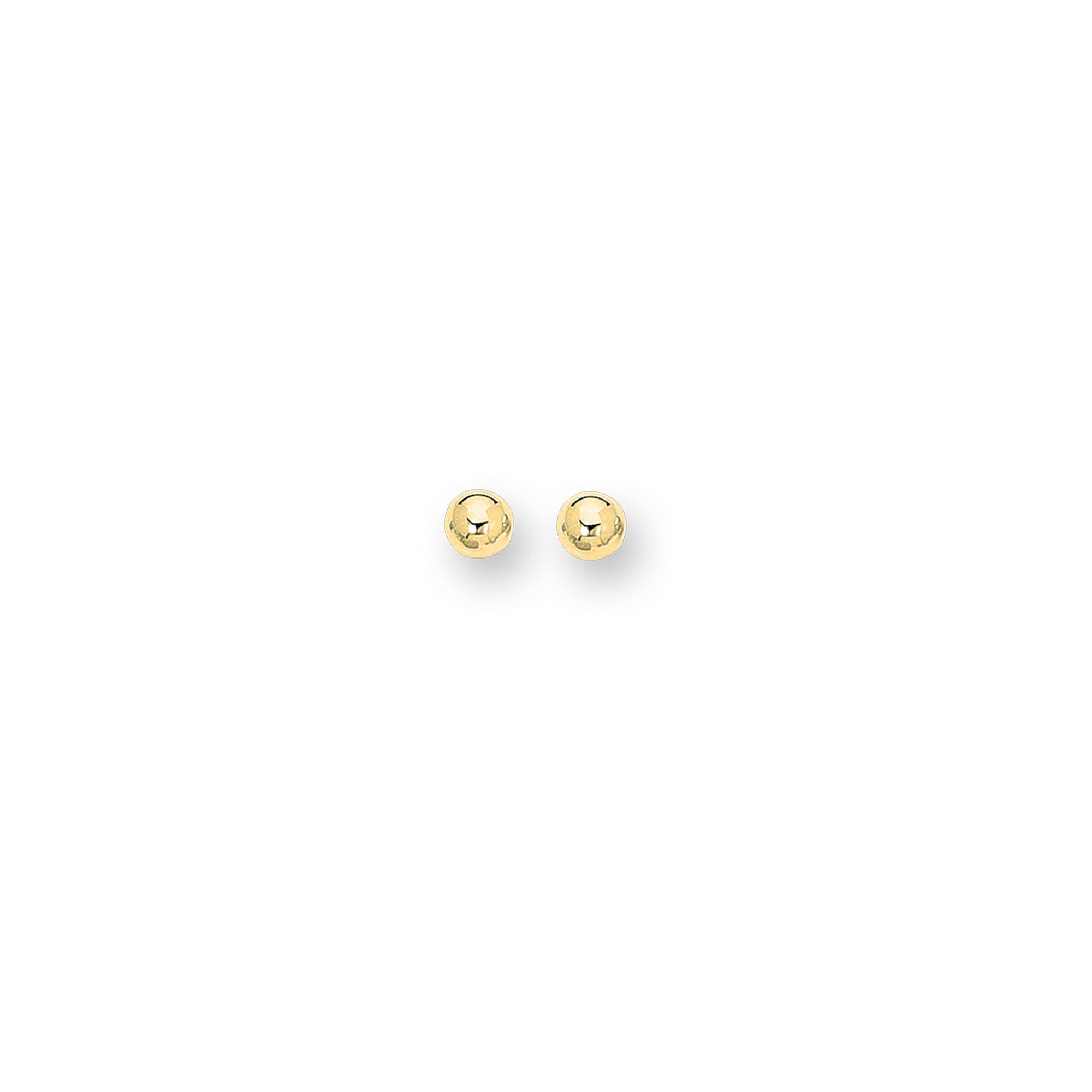 Springer's Forever Earrings Springer's Forever 14K Yellow Gold 7mm Polished Ball Stud Earrings