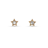 Springer's Forever Earrings Springer's Forever 14K Yellow Gold Diamond Star Stud Earrings - 0.10ctw