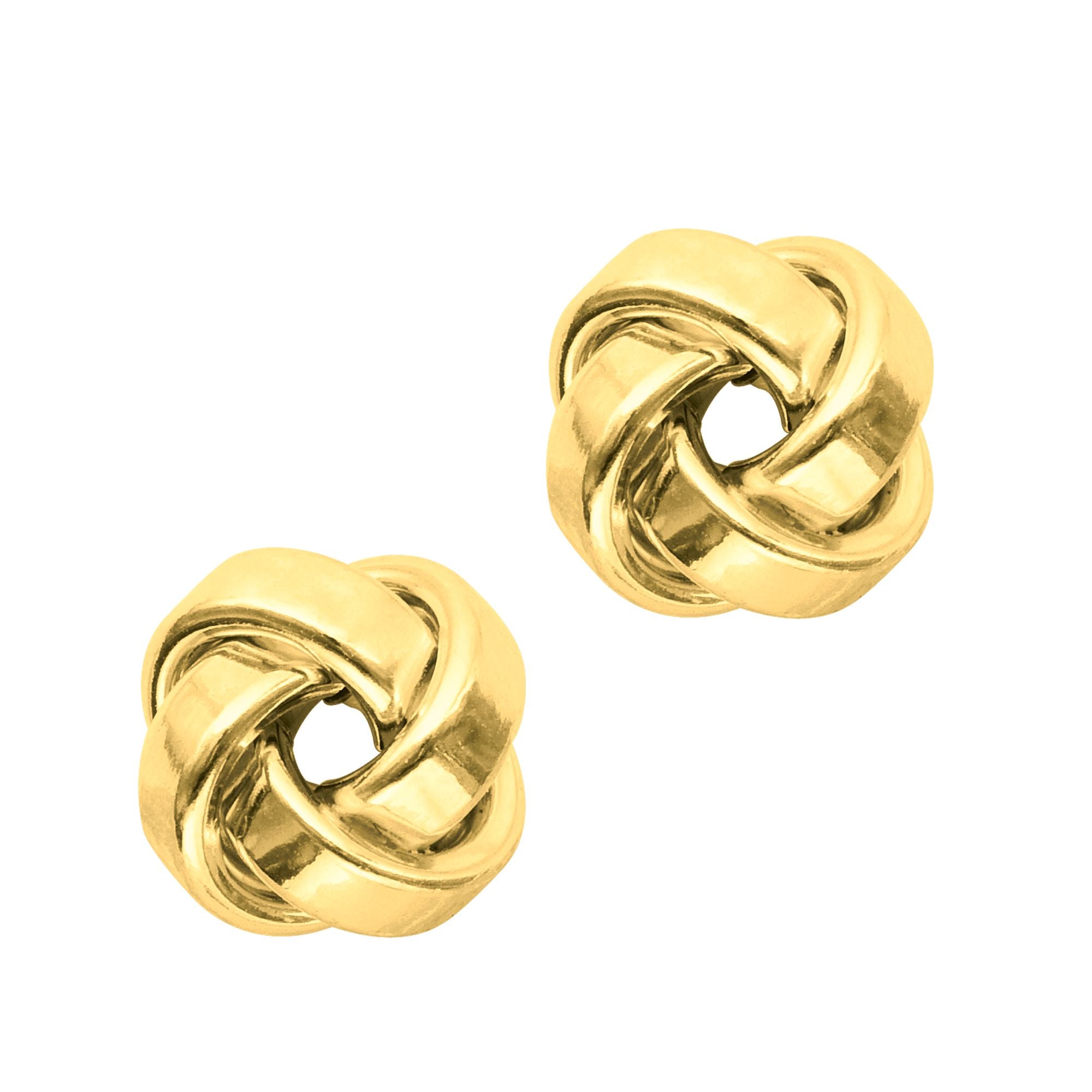 Springer's Forever Earrings Springer's Forever 14K Yellow Gold Medium Polished Love Knot Stud Earrings