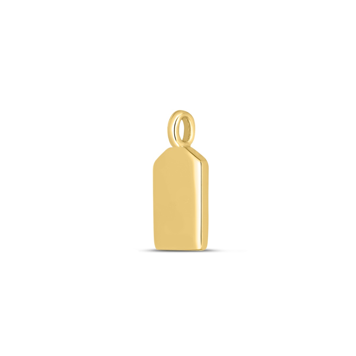 Springer's Forever Charms and Pendants Springer's Forever 14K Yellow Gold Tiny Tag Charm