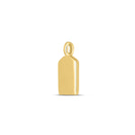Springer's Forever Charms and Pendants Springer's Forever 14K Yellow Gold Tiny Tag Charm