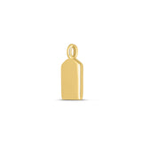 Springer's Forever Charms and Pendants Springer's Forever 14K Yellow Gold Tiny Tag Charm