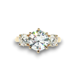 Springer's Forever Engagement Ring Springer's Forever by Vlora 14k Yellow Gold Diamond Three-Stone Engagement Ring - 1.01cts