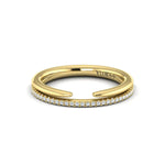 Springer's Forever Wedding Band Springer's Forever by Vlora 14K Yellow Gold Wrap Double Row Diamond Wedding Band - .13ctw