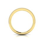 Springer's Forever Wedding Band Springer's Forever by Vlora 14K Yellow Gold Wrap Double Row Diamond Wedding Band - .13ctw
