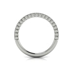 Springer's Forever Wedding Band Springer's Forever by Vlora 18K White Gold Vintage-Inspired Stackable Diamond Band