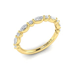Springer's Forever Wedding Band Springer's Forever by Vlora 18K Yellow Gold Harmony Stackable Diamond Band