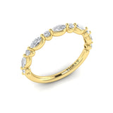 Springer's Forever Wedding Band Springer's Forever by Vlora 18K Yellow Gold Harmony Stackable Diamond Band