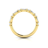 Springer's Forever Wedding Band Springer's Forever by Vlora 18K Yellow Gold Harmony Stackable Diamond Band