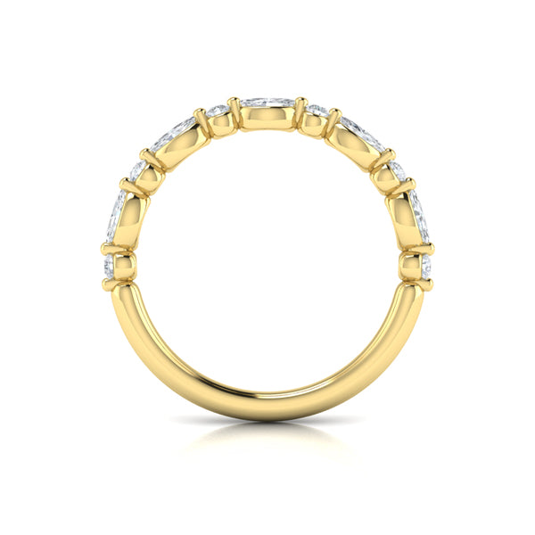 Springer's Forever Wedding Band Springer's Forever by Vlora 18K Yellow Gold Harmony Stackable Diamond Band
