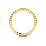 Springer's Forever Wedding Band Springer's Forever by Vlora 18K Yellow Gold Vintage-Inspired Stackable Diamond Band