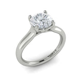 Springer's Forever Engagement Ring Springer's Forever by Vlora Classic Cathedral Solitaire Engagement Ring Setting