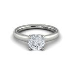 Springer's Forever Engagement Ring Springer's Forever by Vlora Classic Cathedral Solitaire Engagement Ring Setting