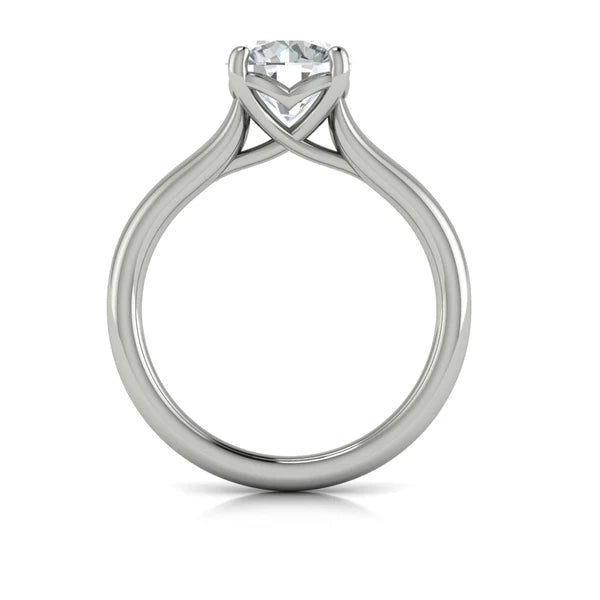 Springer's Forever Engagement Ring Springer's Forever by Vlora Classic Cathedral Solitaire Engagement Ring Setting
