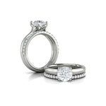 Springer's Forever Engagement Ring Springer's Forever by Vlora Classic Cathedral Solitaire Engagement Ring Setting