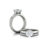 Springer's Forever Engagement Ring Springer's Forever by Vlora Classic Cathedral Solitaire Engagement Ring Setting