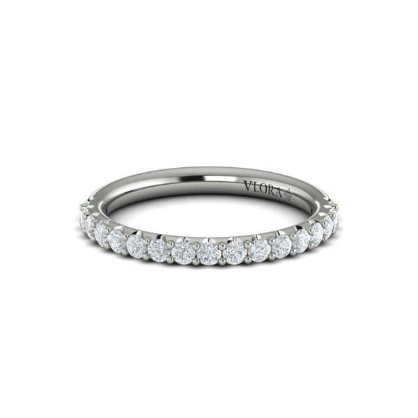 Springer's Forever Wedding Band Springer's Forever by Vlora Platinum Diamond Prong-Set Band