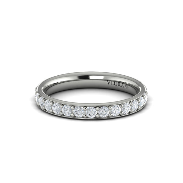 Springer's Forever Wedding Band Springer's Forever by Vlora Platinum Diamond Station Band