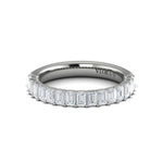 Springer's Forever Wedding Band Springer's Forever by Vlora Platinum Emerald-Cut Diamond Band - 1.49ctw
