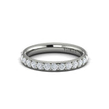 Springer's Forever Wedding Band Springer's Forever by Vlora Platinum Halfway Diamond Wedding Band - .54ctw
