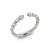 Springer's Forever Wedding Band Springer's Forever by Vlora Platinum Open Shank Diamond Wedding Band - 5/8ctw