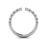 Springer's Forever Wedding Band Springer's Forever by Vlora Platinum Open Shank Diamond Wedding Band - 5/8ctw