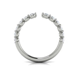 Springer's Forever Wedding Band Springer's Forever by Vlora Platinum Open Stackable Diamond Band