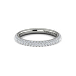 Springer's Forever Wedding Band Springer's Forever by Vlora Platinum Pavé Profile Stackable Diamond Band
