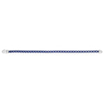 Springer's Forever Bracelet Springer's Forever Men's Sterling Silver Blue Box Link Bracelet, 8.5"