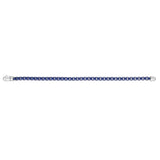 Springer's Forever Bracelet Springer's Forever Men's Sterling Silver Blue Box Link Bracelet, 8.5"