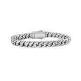 Springer's Forever Bracelet Springer's Forever Men's Sterling Silver Double Cuban Link Bracelet, 8"