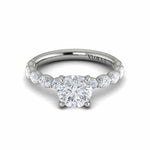 Springer's Forever Engagement Ring Springer’s Forever Reserve by Vlora Diamond Engagement Mounting in Platinum - .86 ctw
