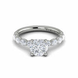 Springer's Forever Engagement Ring Springer’s Forever Reserve by Vlora Diamond Engagement Mounting in Platinum - .86 ctw