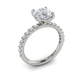 Springer's Forever Engagement Ring Springer’s Forever Reserve by Vlora Diamond Engagement Mounting in Platinum