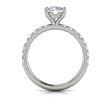 Springer's Forever Engagement Ring Springer’s Forever Reserve by Vlora Diamond Engagement Mounting in Platinum