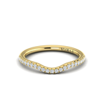 Springer's Forever Wedding Band Springer's Forever Select 18k Yellow Gold Diamond Contour Band - .21ctw