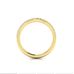 Springer's Forever Wedding Band Springer's Forever Select 18k Yellow Gold Diamond Contour Band - .21ctw