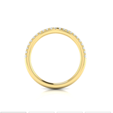 Springer's Forever Wedding Band Springer's Forever Select 18k Yellow Gold Diamond Contour Band - .21ctw